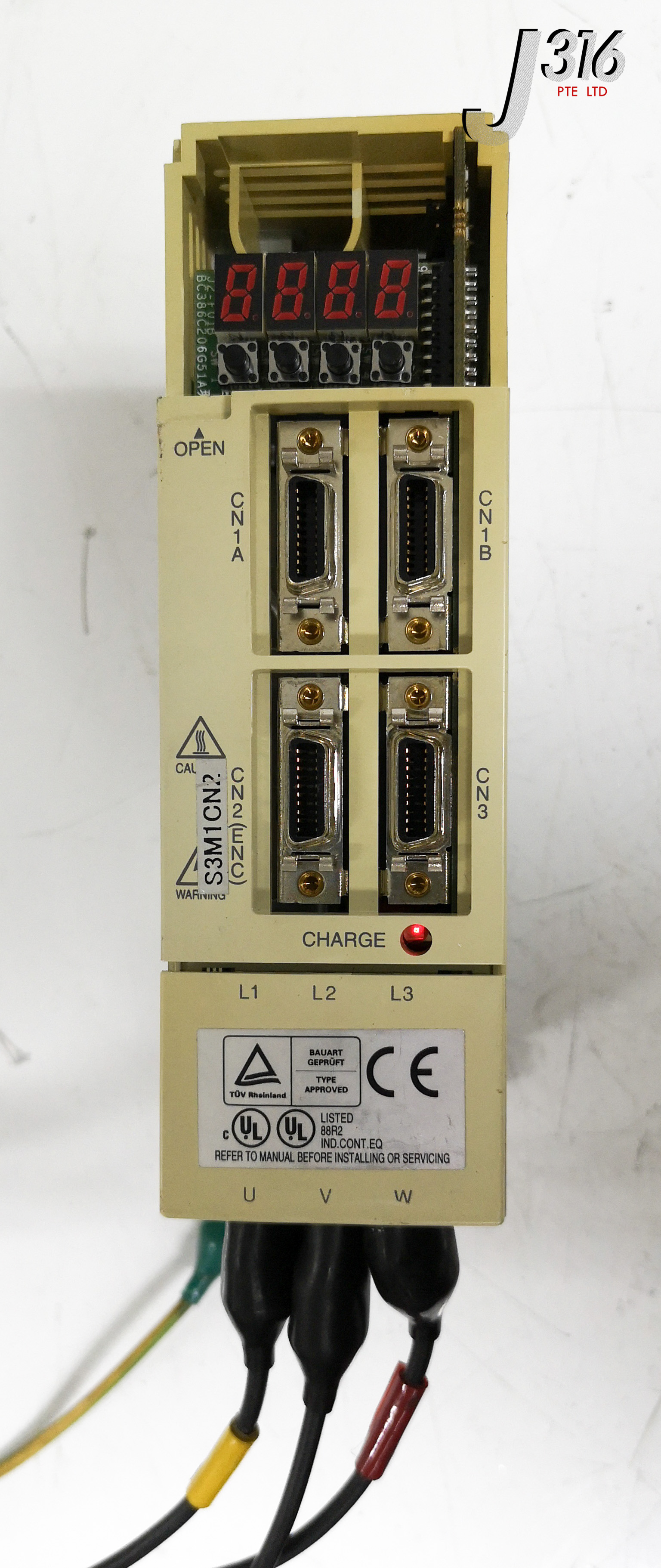 20枚 20738 MITSUBISHI AC SERVO DRIVE W/O FRONT COVER & BATTERY MR-J2
